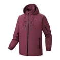 thumbnail image 5 of Plus Size Men's Lightweight Windbreaker Jacket Outdoor Hiking Mountaineering Cycling Running Work Coat Shell 100% Polyester Windproof Water Repellent Casual Travel Duty Gear, 5 of 5