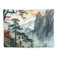 thumbnail image 5 of Creowell  Japanese Tapestry, Cherry Blossom Tapestry, Asian Japanese Wall Tapestry, Nature Landscape Tapestries for Bedroom Living Room Home Decor 40x30inch, 5 of 6
