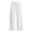 White, variant on Women's Velour Straight Leg Vintage Pants Fall Elastic Waist High Rise Loose Fit Soft Fashion Casual Trousers With Pockets