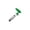 Green, variant on Apple Corer Tool, Stainless Steel Apple Core Remover with Easy Push Core Release, Serrated Coring Head, Non-Slip Handle, Dishwasher Safe for Apples, Pears and Bell Peppers