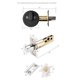 thumbnail image 4 of Simple Installation Interior Door Lock with Key Suitable for Various Doors, 4 of 10