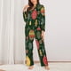 thumbnail image 2 of Balery Christmas Conjunto de Pijama con Estampado para Mujer, Conjunto de Dos Piezas con Manga Larga, Ropa de Dormir Suave con Bolsillos, Pijamas Cómodos-XX-Large, 2 of 7