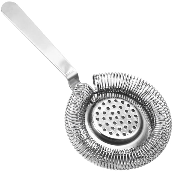 Cocktail Strainer, Stainless Steel Bar Strainer, Fine Mesh, 8.3 in / 21 cm Long Handle, Ergonomic Design, Ice Filter for Bartender, Cocktail, Bar, Coffee, Quick Filtration