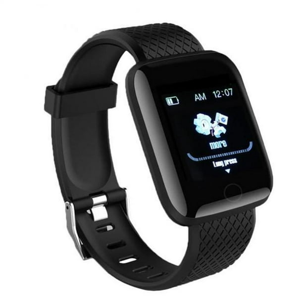 116plus Smartwatch 1.3in TFT Color Screen Smart Bracelet Message Alert Colour Screen IP67 Waterproof Sports Watch for 5.0 or for IOS 9.0 and above