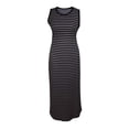 thumbnail image 1 of Vestido Ocean Pacific para Dama, Largo al Tobillo Negro/Blanco Talla G, 1 of 4