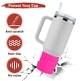 thumbnail image 4 of Funda de Botella de Agua de Silicona [2PCS] - Funda Protectora Antideslizante para Proteger Botellas de Agua de Rasguños - [Rojo y Naranja - 3.2 IN], 4 of 7