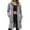 Light Gray, variant on Fgnfyis Drawstring Zip up Hoodies for Women Long Sleeve Jacket Front Pockets Fall Winter Casual Outerwear Womens Sweatshirts