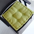thumbnail image 4 of Cojín de asiento con forma de galleta para silla, moderno, suave, cómodo y decorativo. Amarillo verde, 4 of 8