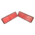 thumbnail image 4 of Reflectores rectangulares universales, accesorio de modificación de placa reflectante resistente Rojo, 4 of 8