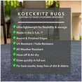 thumbnail image 7 of Koeckritz Rugs Ocean Blue Indoor/Outdoor Area Rug, 6'x10', Lightweight & Durable, 7 of 7