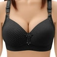 thumbnail image 2 of REORIAFEE Wireless Bras for Women Padded Plus Size Adjustable Straps No Underwire Push up Bralette Comfortable Bras 2XL-5XL, 2 of 8
