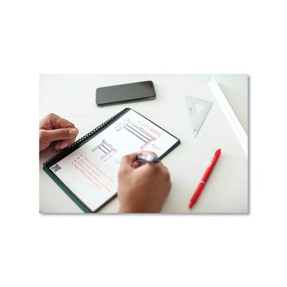 Core Smart Notebook Dotted Rule, Black Cover, 8.8 x 6, 18 Sheets