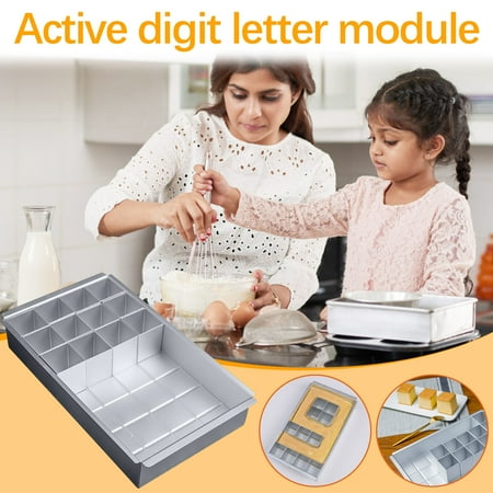 

2023 Summer Savings Clearance! WJSXC Home and Kitchen Gadgets Baking Tools Aluminum Alloy Activity Digital Letter Mold New Diy Fondant Cake Anode Movable Type Cake Mold Silver