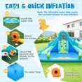 thumbnail image 5 of Inflatable Water Slide with Dual Slides and Large Splash Pool and Carry Bag (with 584W Blower), 5 of 7