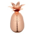 thumbnail image 2 of Bar Lux 16 oz Copper-Plated Stainless Steel Pineapple Tumbler - 3 1/2" x 3 1/2" x 7 1/2" - 1 count box, 2 of 11