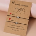 thumbnail image 3 of TIERPOP 2Pcs/Set Hand Bracelets with Luminous Bead Matching Friendship Bracelets Gift, 3 of 9