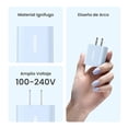 thumbnail image 3 of UGREEN 20W Cargador USB Tipo C para iPhone 16 15 Pro, PD Carga Rapida Compatible con iPhone 14 13 12, 3 of 11