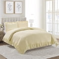 thumbnail image 2 of My Texas House Gingham Ruffle 2-Piece Yellow Adult Quilt Set, Twin/Twin XL, 2 of 5