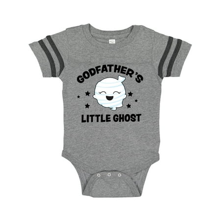 

Inktastic Cute Godfather s Little Ghost with Stars Gift Baby Girl Bodysuit