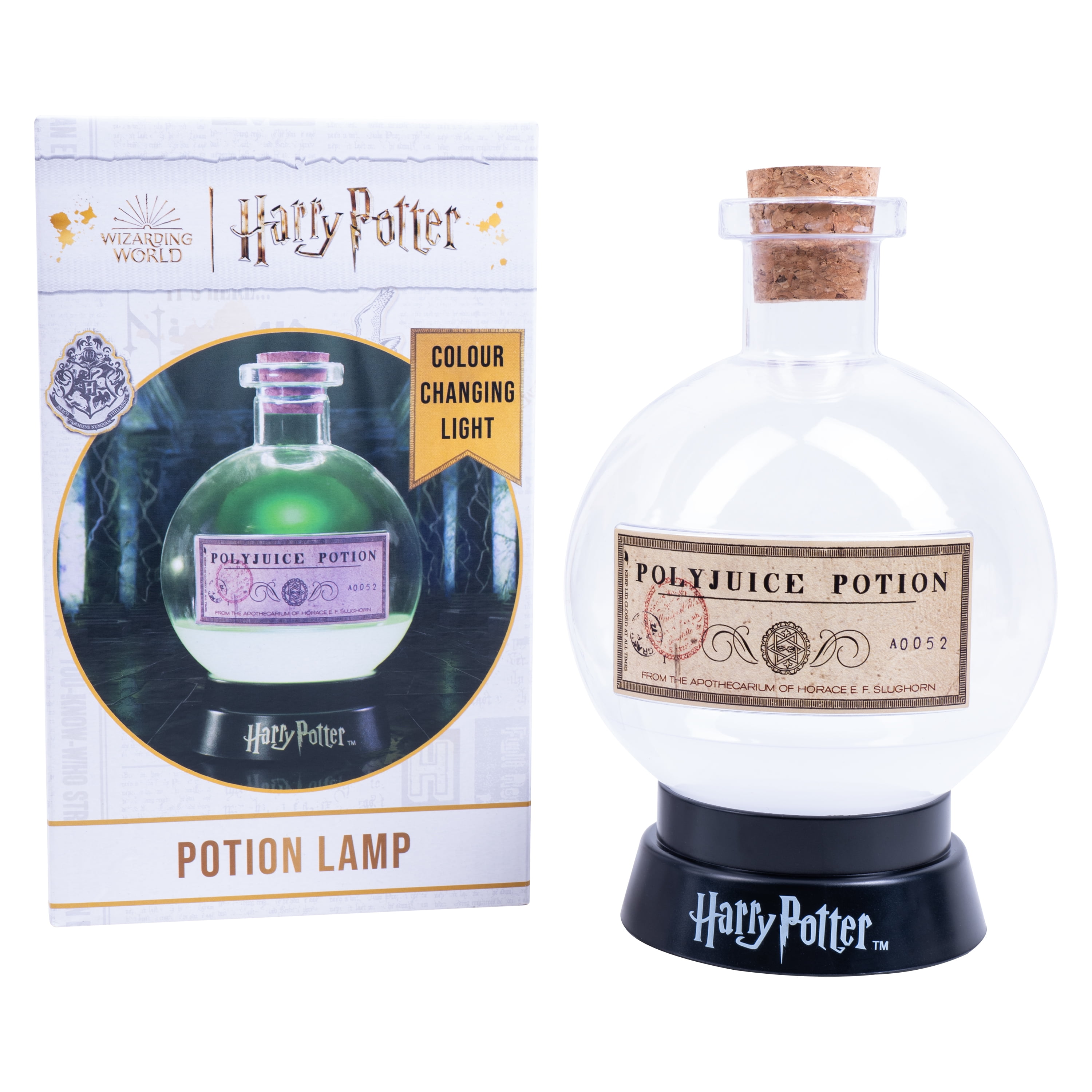 Fizz Creations Harry Potter Large Potion Mood Lamp Multicolor. Polyjuice Potion Lamp. LED Illuminated Color Changing Night Light. Harry Potter Halloween Decorations. Harry Potter Gifts.