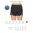 thumbnail image 7 of Expert Brand USA-Made Women's Oxymesh™ Fitness Athletic Shorts, Graphite, XL, 7 of 7