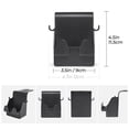thumbnail image 2 of Youkk Car Double Head Hooks Auto Rear Seat Hanging Phone Holder Interior Organizer Back Seats Storage Headrest Hanger Black hook, 2 of 6