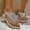 White, variant on Maoxin Womens Sandals Fashion Casual Summer New Solid Color Fan Shaped Bohemian Rhinestone Thong Roman Sandals Sandals for Women Blue 39