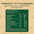 thumbnail image 3 of Vitaminas Complejo B VITALBOTANICS Biotina Arandano 60 Cápsulas, 3 of 7