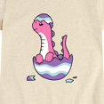 thumbnail image 2 of Instant Message - Dino Easter Egg Toddler Short Sleeve Graphic T-Shirt, 2 of 5
