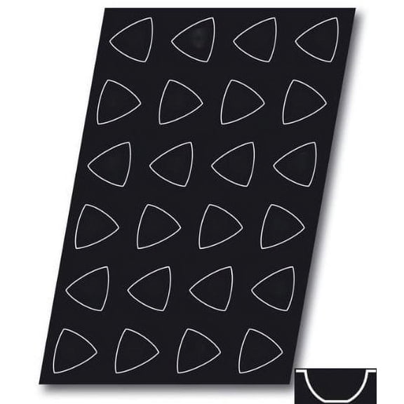 Flexipan Sapphire 2.54 Oz, 2-3/4" x 2-3/4" x 1-3/8" Deep, 24 Cavities