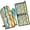 Colorful and Grey, variant on Orange and Grey Abstract Art Artwork Kitchen Oven Mitt and Pot Holder Sets 2 Pcs for Baking, Cooking and Grilling, Heat Resistant Up To 392 °F