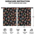 thumbnail image 2 of Blackout Kids Curtains,Mushroom and Eye Black Pattern Children's Insulated Curtains Set Of 2,Bedroom Essentials,Toddler Room Decor 42"x54", 2 of 5