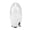 White - US Plug, variant on LAZIOEGR Electric Egg Scrambler Shaker In-Shell Yolk White Mixer Golden Egg Maker With Automatic Shut-Off, 12W 110-240V US Plug, White, Home Kitchen Tool for Hard Boiled Eggs (16 cm / 6.30 in)