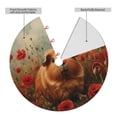 thumbnail image 2 of Picia Rose Cute Guinea Pig Print Christmas Tree Skirt , Christmas Tree Skirt Ornaments for Merry Christmas Holiday Party Decorations Indoor Outdoor-30", 2 of 7