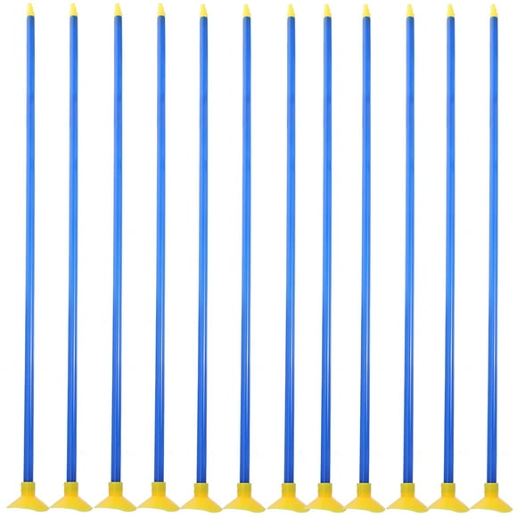 Miangastore 24 Pcs Flèche d'Entraînement Pratique Extérieure Flèche de Jeu Sport Remplacement Ventouse Flèche