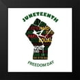 thumbnail image 2 of Adebowale 12x12 Black Modern Framed Museum Art Print Titled - Freedom Day, 2 of 5