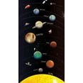 thumbnail image 2 of Grey, Jace 12x18 Gold Ornate Wood Framed with Double Matting Museum Art Print Titled - Galaxy Planets With Names, 2 of 4