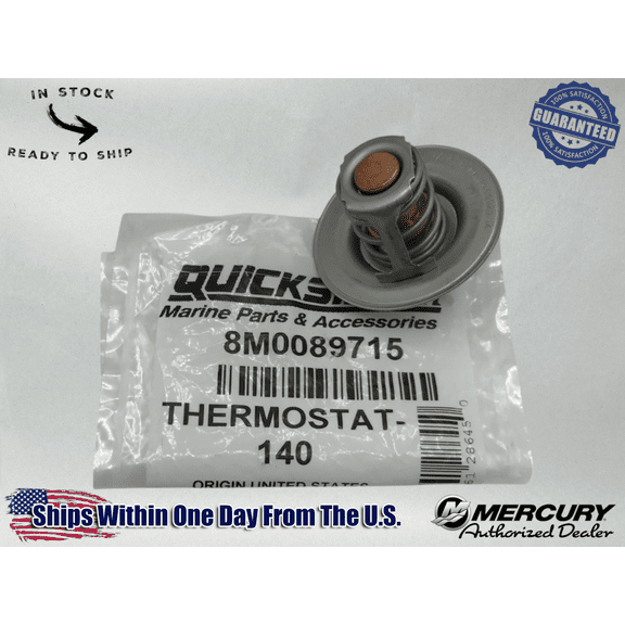 Quicksilver THERMOSTAT STAT KIT 140 degree V6 V8 8M0089715 59137 807252T3