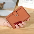 thumbnail image 4 of HLONK Minimalist Slim Short Wallet  Solid Color Clutch Purse  Faux Leather Coin Purse, 4 of 7