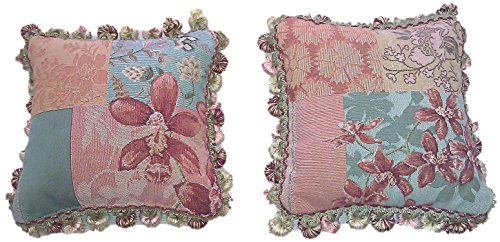 orchid throw pillows