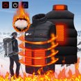 thumbnail image 2 of Jalioing Heated Vest for Women Cold Weather 4 Heating Zone Thermal Jacket USB Recharging Warm Vest Winter Clothes, 2 of 7