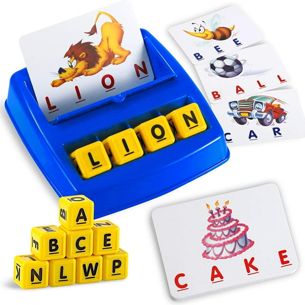 Jeux d'apprentissage pour enfants de 3 à 8 ans, jeu de lettres assorties  pour enfants de 3 à 8 ans, jouets éducatifs pour garçons de 3 à 8 ans 