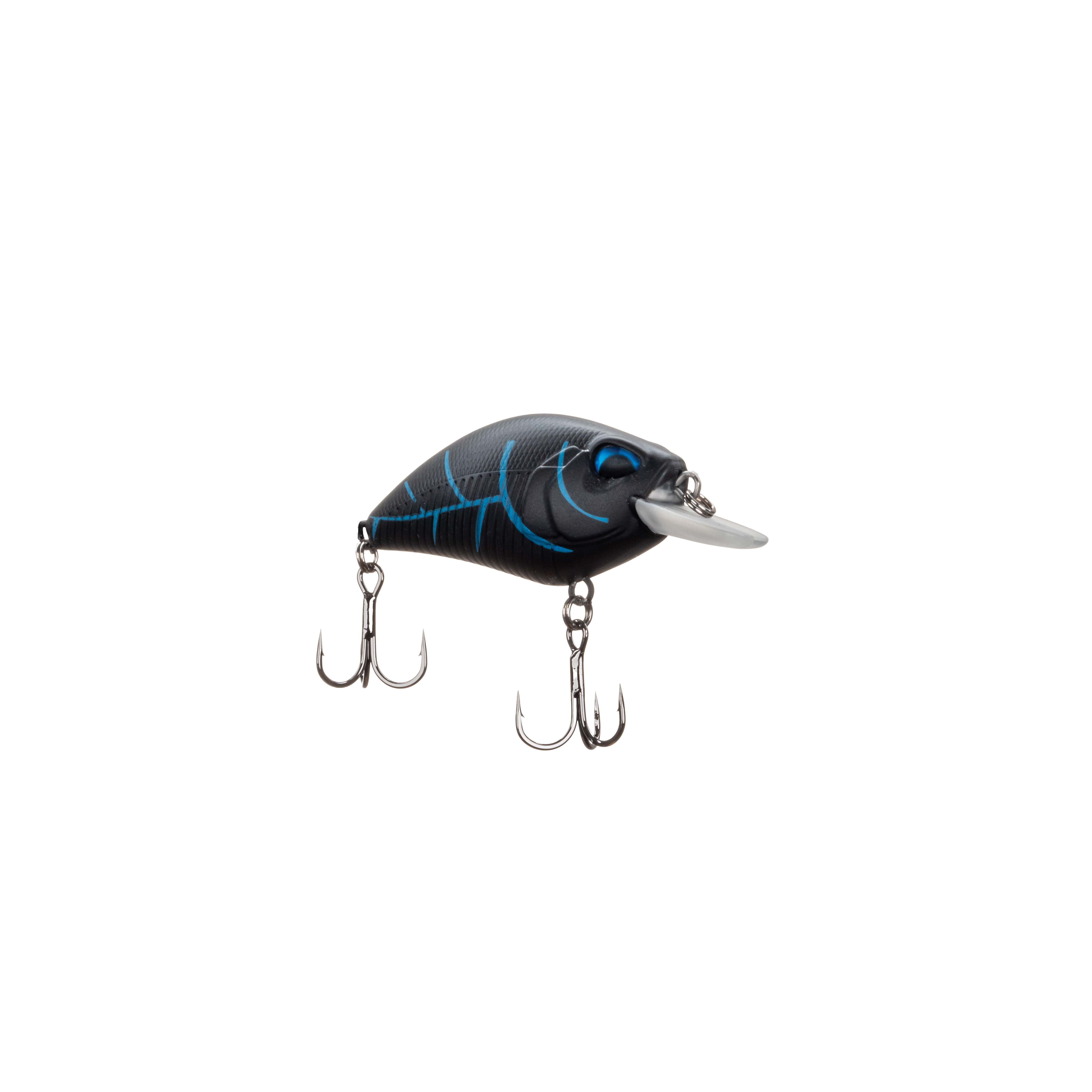 (3 pack) Ozark Trail 1/3 oz Bass Fishing Square Bill Crankbait, Nightwalker