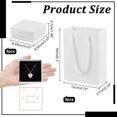 thumbnail image 2 of 8 Pcs Kraft Jewelry Gift Box with Gift Bag Square Paper Gift Boxes Bracelet Necklace Earrings Gift Boxes for Anniversaries Newyear Birthdays or Weddings, 2 of 6