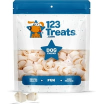 Rawhide Treat Bones | 2-3" | Dog Chews | By 123 Treats (50 Count)
