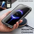 thumbnail image 4 of for iPhone Air 6.5 inch Waterproof Case Compatible with MagSafe, Magnetic Waterproof Full Body IP68 Underwater Case Built-in Screen Protector Military Grade Shockproof Cover with Lanyard, 4 of 7
