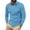 30#Sky Blue, variant on Men's Polo Shirts Long Sleeve T-Shirt Classic Casual Soft Golf Tee Shirts with Pocket Pink 2XL
