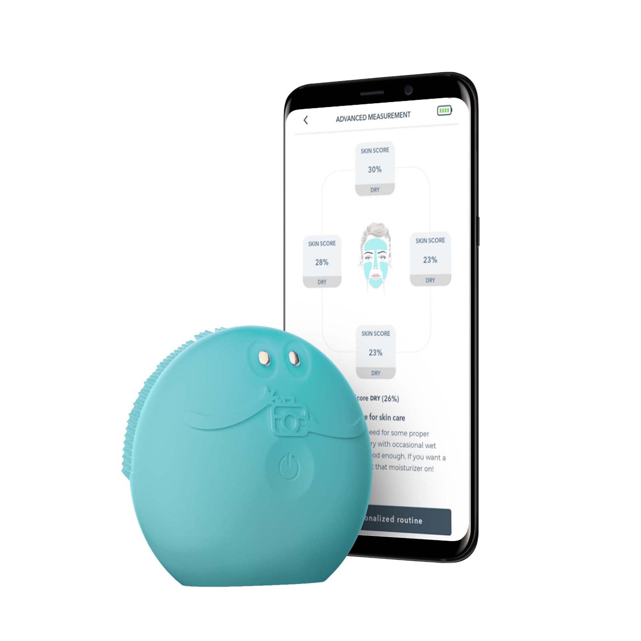 FOREO, LUNA play smart 2, Skin Analysis & Customized Facial Cleansing, Mint For You