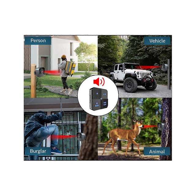 Driveway Alarm 800m Long Range Wireless Weatherproof Home Security Motion Sensor Detector Monitor