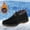 Black, variant on GDREDA Men Shoes Winter Snow Boots Cotton-padded Slip on Casual Warm Walking Sneakers House Shoes Black,11